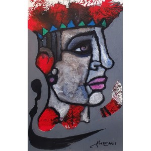 Abrar Ahmed, 10 x 16 Inch, Oil on Cardboard, Figurative Painting, AC-AA-435